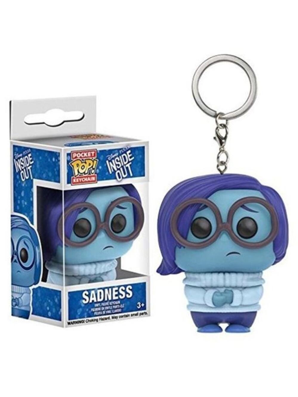 Disney Inside Out SADNESS Funko Pocket Pop Keychain